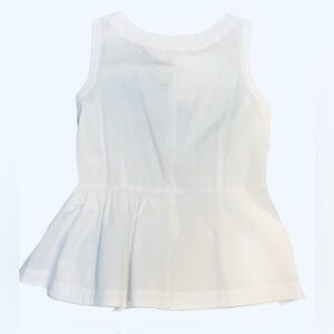 MARNI ✨NWT* Crisp white/peplum top